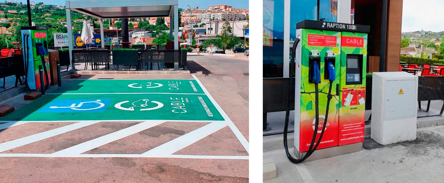 Proyecto de marquesina de Cable Energía