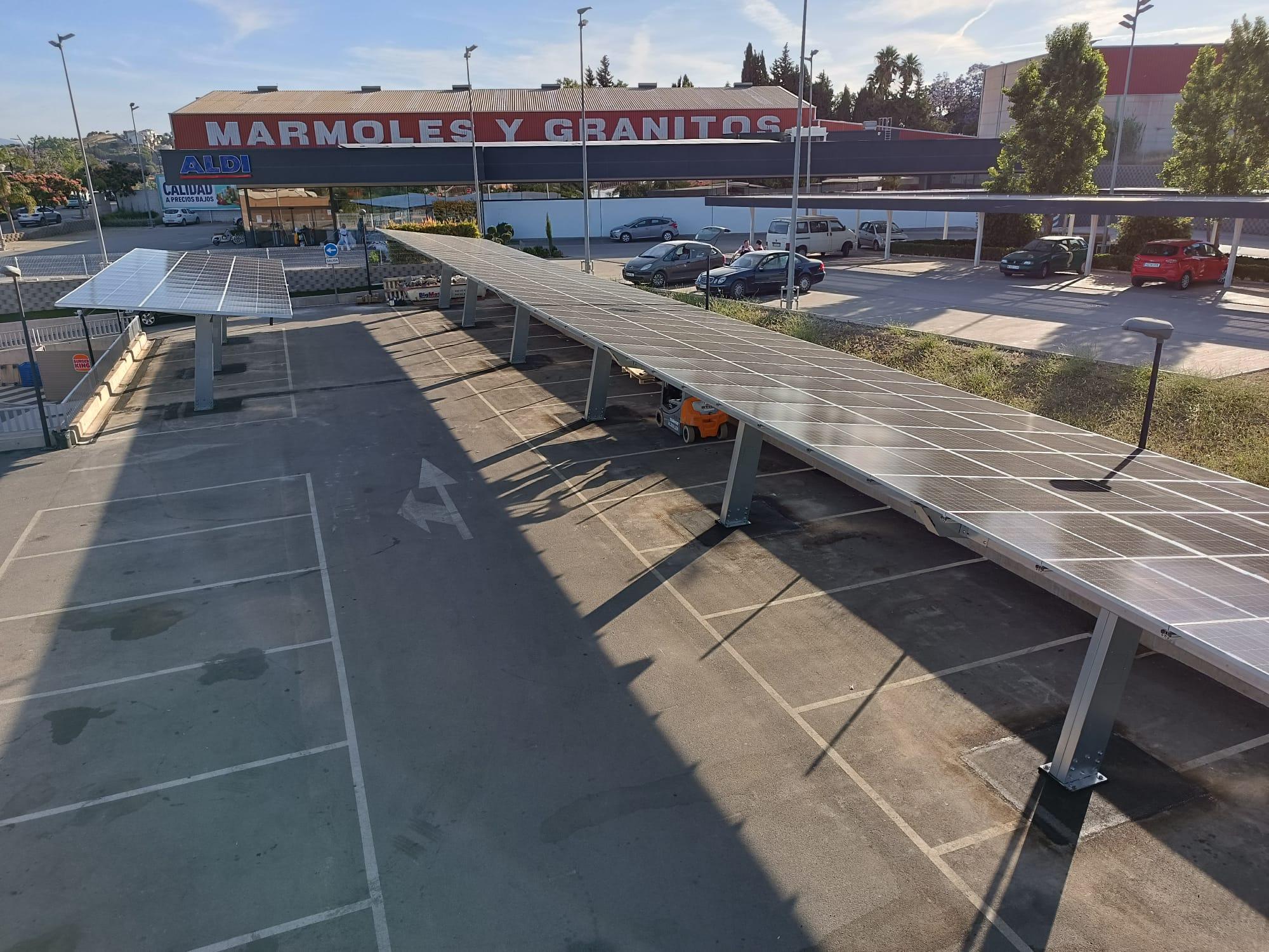 Proyecto de marquesina de Cable Energía